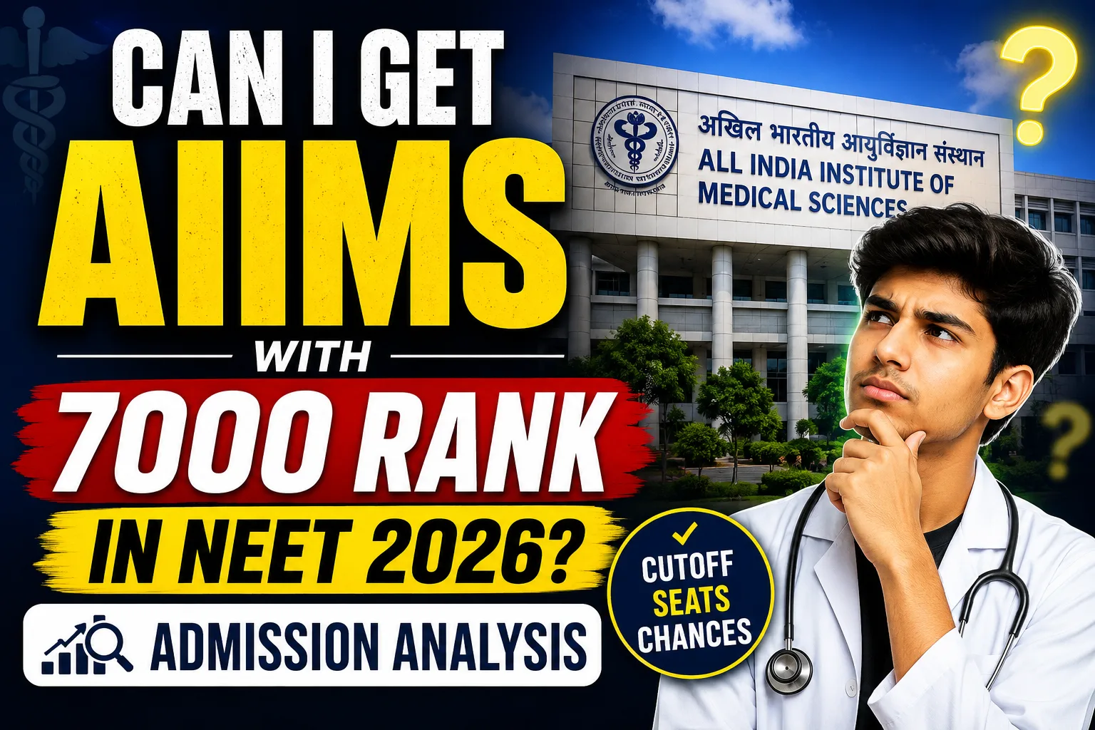 Can I Get AIIMS with 7000 Rank in NEET 2026? Admission Analysis